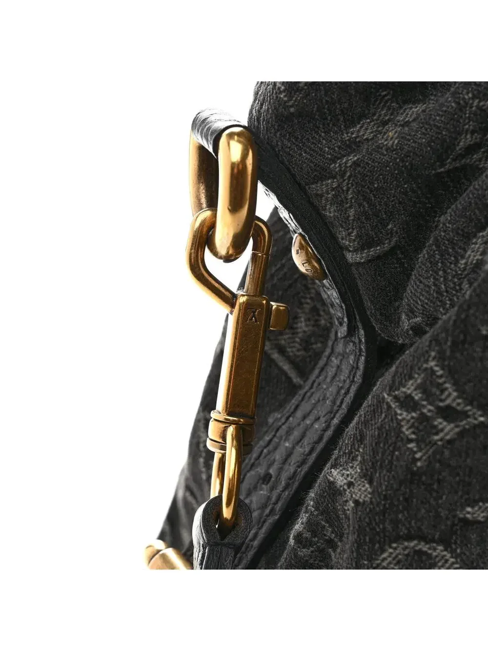 Louis Vuitton Denim Neo Cabby Mm Black #261761L16B